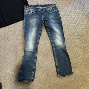 Vigoss Women's Boot Cut Jeans in Medium Blue